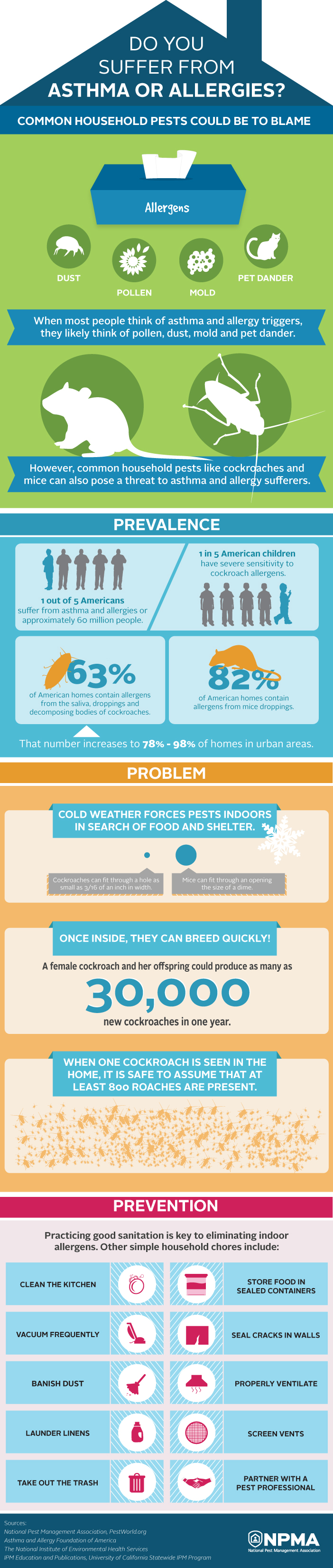 Asthma and Allergy Infographic