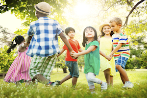 children playing in field (1)